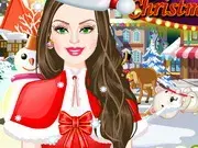 ألعاب باربي كريسماس زيني باربي بأجمل أزياء وأجواء احتفالية في عيد الميلاد