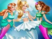 ألعاب باربي حوريات عيشي مغامرة تحت البحر بأزياء ساحرة وملونة