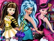 العاب تلبيس بنات Monster High – اصنعي إطلالة الفتيات المرعبات الأنيقات